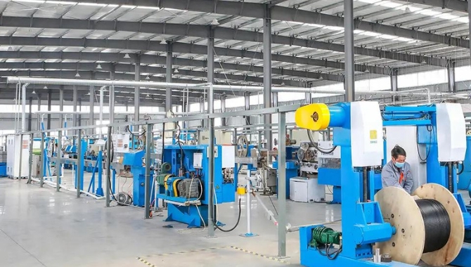 Production line for fiber optical cable