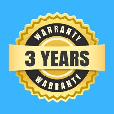 3-year warranty