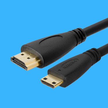 HDMI Regular to Mini Size Connector