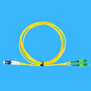 LC UPC to SC APC Duplex Patch Cord Cable