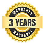 3-year warranty